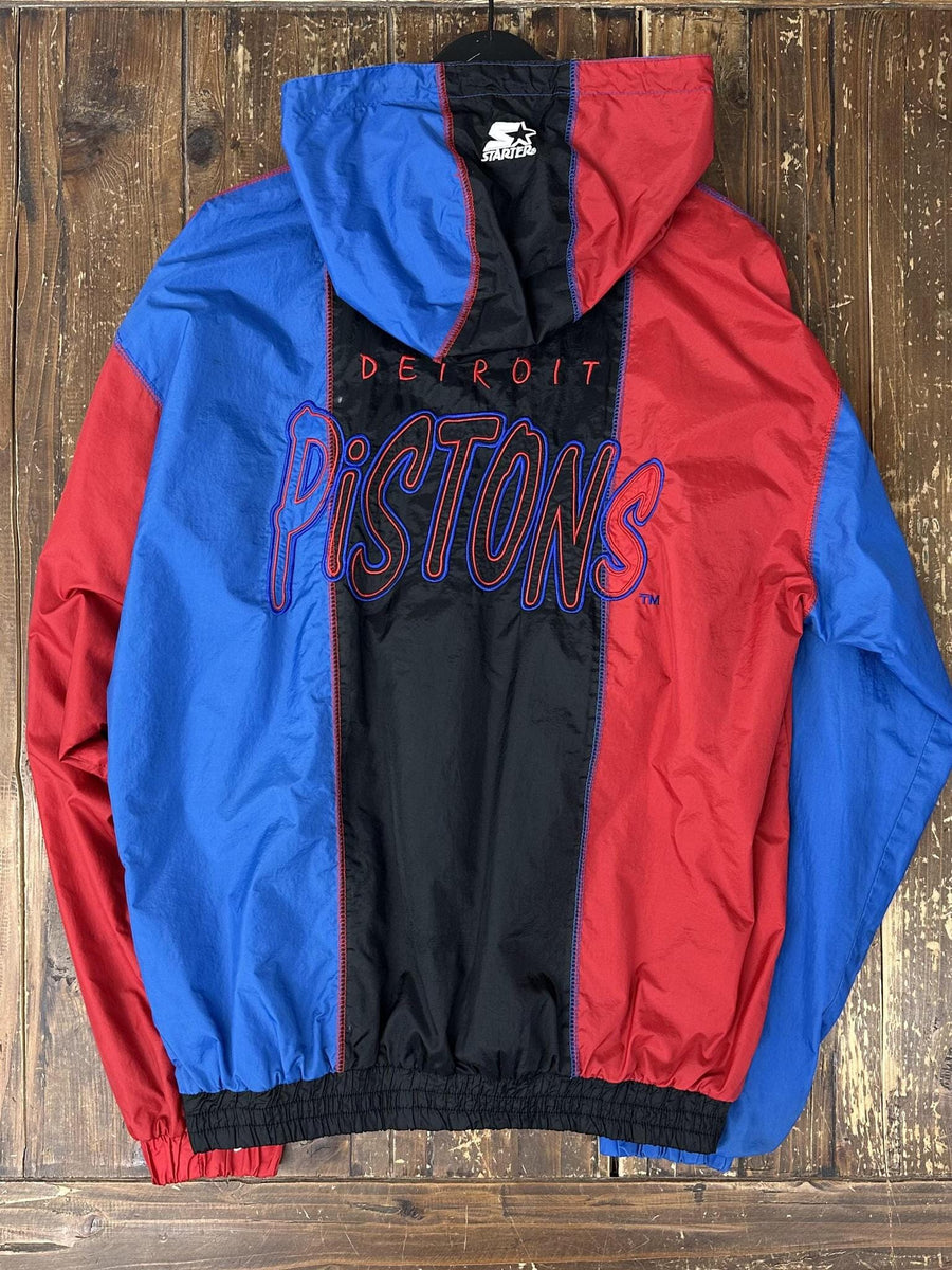 Detroit Pistons Vintage 90s Anorak Starter Pullover Jacket – ABC