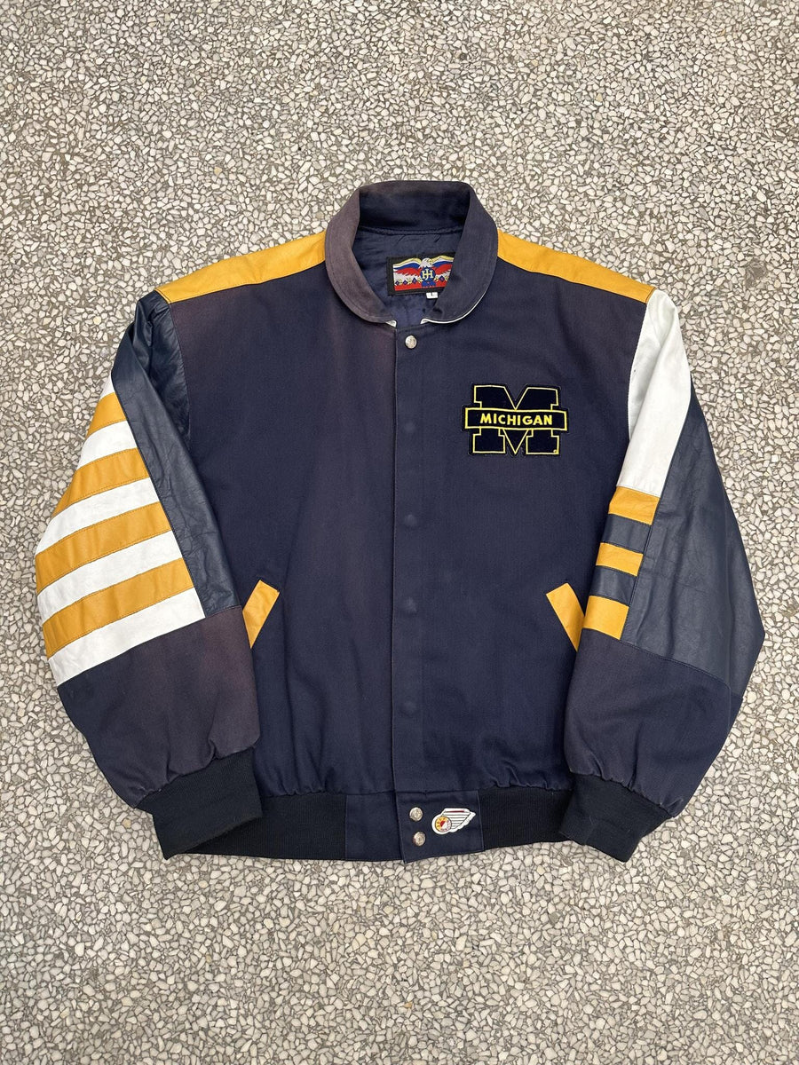 Jeff Hamilton Michigan ジャケット　L University Of Michigan Jeff Hamilton Leather Jacket (S