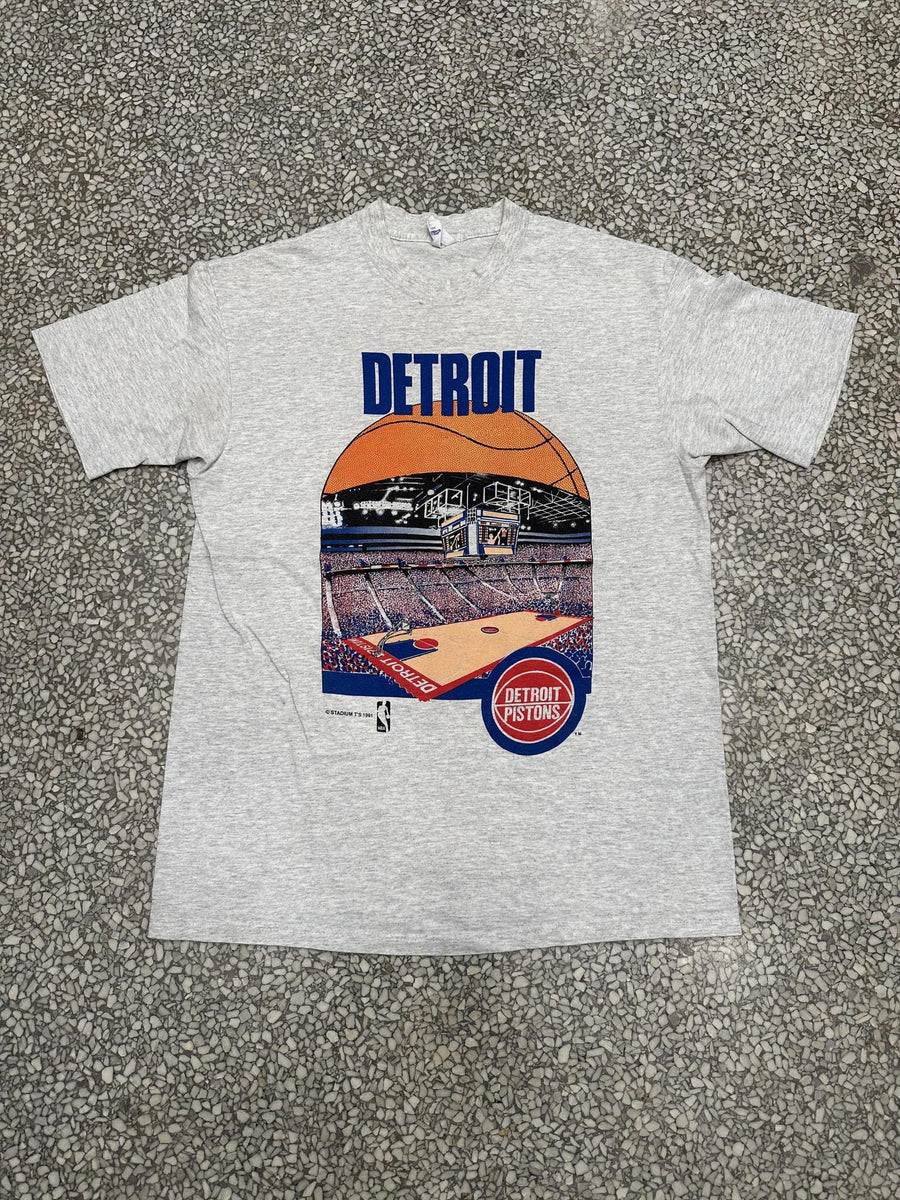 Detroit Pistons Vintage 1991 Stadium Faded Grey ABC Vintage