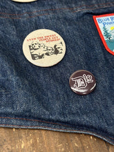 Load image into Gallery viewer, 1 of 1 Custom Vintage 80s Denim Biker Vest ABC Vintage 