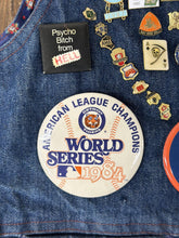 Load image into Gallery viewer, 1 of 1 Custom Vintage 80s Denim Biker Vest ABC Vintage 