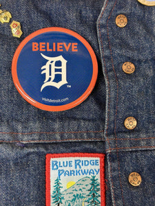 1 of 1 Custom Vintage 80s Denim Biker Vest ABC Vintage 