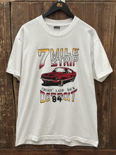 Load image into Gallery viewer, 7 Mile Strip Detroit Vintage 1994 Tee White ABC Vintage 