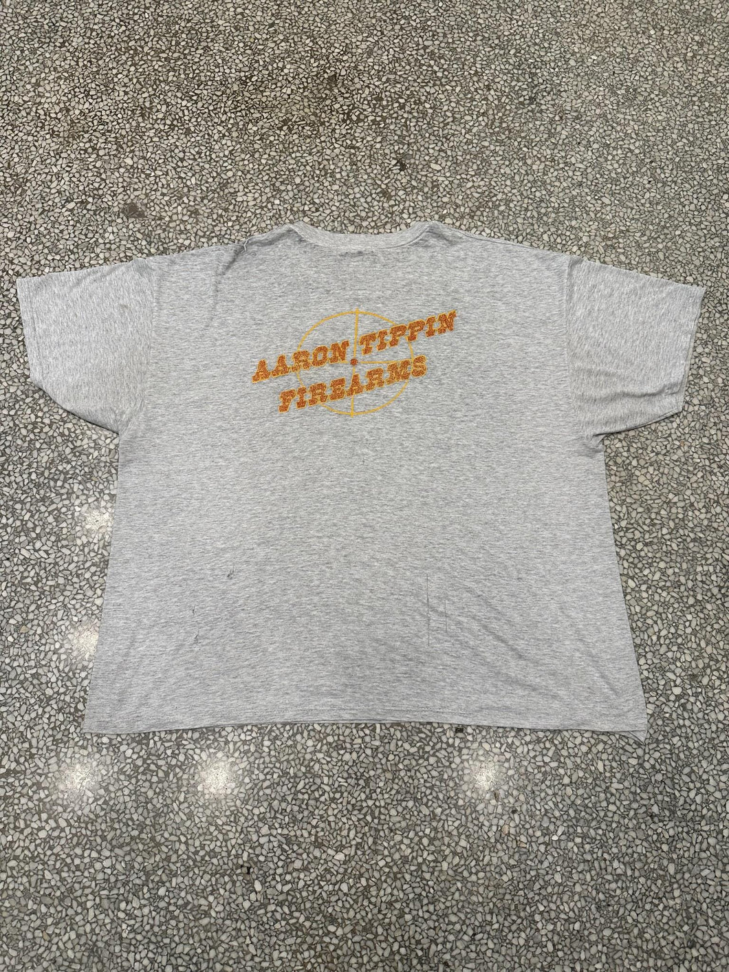 Aaron Tippin Vintage 90s Firearms Tee Paper Thin Grey ABC Vintage 