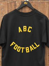 Load image into Gallery viewer, ABC Football Vintage 90s Tee Black Yellow ABC Vintage 