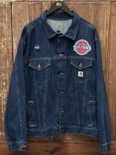 Load image into Gallery viewer, ABC Vintage 1 of 1 Custom Carhartt Denim Trucker Jacket ABC Vintage 