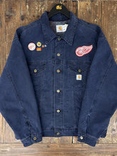Load image into Gallery viewer, ABC Vintage 1 of 1 Custom Carhartt Jacket Navy ABC Vintage 