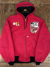 Load image into Gallery viewer, ABC Vintage 1 of 1 Custom Carhartt Jacket Red ABC Vintage 