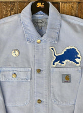 Load image into Gallery viewer, ABC Vintage 1 of 1 Custom Carhartt WIP Chore Coat Overdyed Blue ABC Vintage 