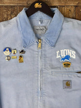 Load image into Gallery viewer, ABC Vintage 1 of 1 Custom Carhartt WIP Detroit Jacket Overdyed Blue ABC Vintage 