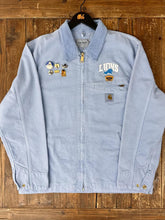 Load image into Gallery viewer, ABC Vintage 1 of 1 Custom Carhartt WIP Detroit Jacket Overdyed Blue ABC Vintage 