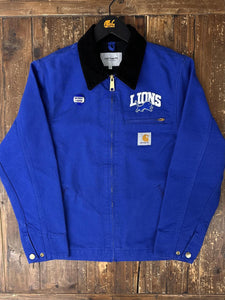 ABC Vintage 1 of 1 Custom Carhartt WIP Detroit Jacket Royal Blue ABC Vintage 