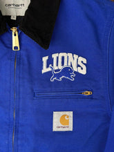 Load image into Gallery viewer, ABC Vintage 1 of 1 Custom Carhartt WIP Detroit Jacket Royal Blue ABC Vintage 