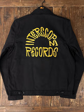 Load image into Gallery viewer, ABC Vintage 1 of 1 Custom Dickies Work Jacket Black Yellow ABC Vintage 