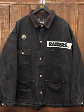 Load image into Gallery viewer, ABC Vintage 1 of 1 Custom Raiders Vintage Carhartt Jacket Black ABC Vintage 