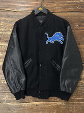 Load image into Gallery viewer, ABC Vintage 1 of 1 Custom Vintage 1998 Wolf Varsity Jacket Black ABC Vintage 