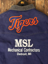Load image into Gallery viewer, ABC Vintage 1 of 1 Custom Vintage 80s Carhartt Work Jacket Faded Navy ABC Vintage 
