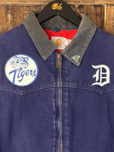 Load image into Gallery viewer, ABC Vintage 1 of 1 Custom Vintage 80s Carhartt Work Jacket Faded Navy ABC Vintage 