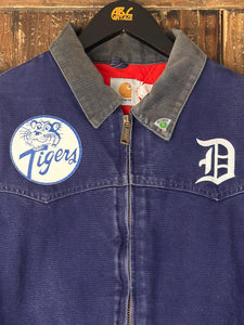 ABC Vintage 1 of 1 Custom Vintage 80s Carhartt Work Jacket Faded Navy ABC Vintage 
