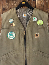 Load image into Gallery viewer, ABC Vintage 1 of 1 Custom Vintage Carhartt Army Green Vest ABC Vintage 