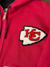 Load image into Gallery viewer, ABC Vintage 1 of 1 Custom Vintage Carhartt Hooded Work Jacket Red ABC Vintage 