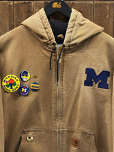 Load image into Gallery viewer, ABC Vintage 1 of 1 Custom Vintage Carhartt Hooded Work Jacket Tan ABC Vintage 