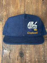 Load image into Gallery viewer, ABC Vintage 1 of 1 Custom Vintage Carhartt Snapback (Dark Indigo) ABC Vintage 