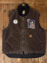 Load image into Gallery viewer, ABC Vintage 1 of 1 Custom Vintage Carhartt Vest Brown ABC Vintage 