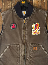 Load image into Gallery viewer, ABC Vintage 1 of 1 Custom Vintage Carhartt Vest Faded Brown ABC Vintage 