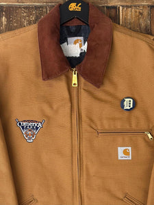 ABC Vintage 1 of 1 Custom Vintage Carhartt Work Jacket Brown ABC Vintage 