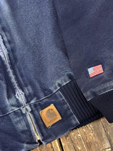 Load image into Gallery viewer, ABC Vintage 1 of 1 Custom Vintage Carhartt Work Jacket Sun Faded Navy ABC Vintage 