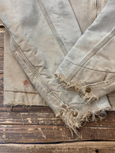 Load image into Gallery viewer, ABC Vintage 1 of 1 Custom Vintage Carhartt Work Jacket Thrashed Faded Tan ABC Vintage 