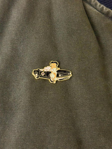 ABC Vintage 1 of 1 Custom Vintage Carhartt Work Vest Army Green ABC Vintage 