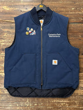 Load image into Gallery viewer, ABC Vintage 1 of 1 Custom Vintage Carhartt Work Vest Navy ABC Vintage 