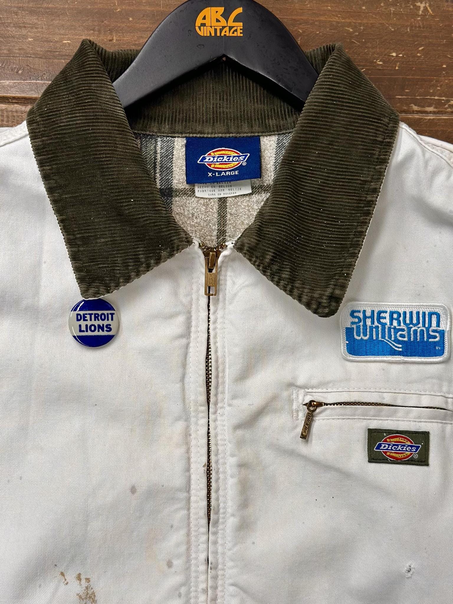 ABC Vintage 1 of 1 Custom Vintage Dickies Painter Jacket White