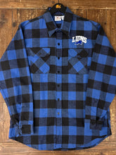 Load image into Gallery viewer, ABC Vintage 1 of 1 Custom Vintage Flannel Shirt Blue Black ABC Vintage 