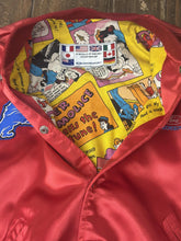 Load image into Gallery viewer, ABC Vintage 1 of 1 Custom Vintage Ford Motorsport Satin Bomber Jacket Red ABC Vintage 