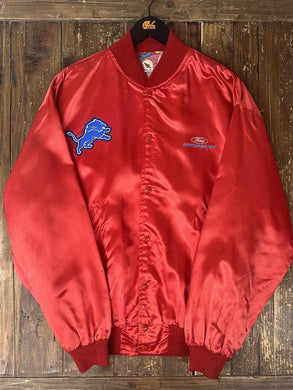 ABC Vintage 1 of 1 Custom Vintage Ford Motorsport Satin Bomber Jacket Red ABC Vintage 
