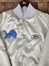 Load image into Gallery viewer, ABC Vintage 1 of 1 Custom Vintage Ford Satin Bomber Jacket Silver ABC Vintage 