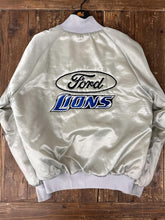 Load image into Gallery viewer, ABC Vintage 1 of 1 Custom Vintage Ford Satin Bomber Jacket Silver ABC Vintage 