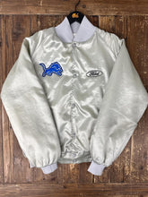 Load image into Gallery viewer, ABC Vintage 1 of 1 Custom Vintage Ford Satin Bomber Jacket Silver ABC Vintage 