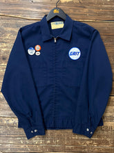 Load image into Gallery viewer, ABC Vintage 1 of 1 Custom Vintage Grit Ford Lions Work Jacket Navy ABC Vintage 