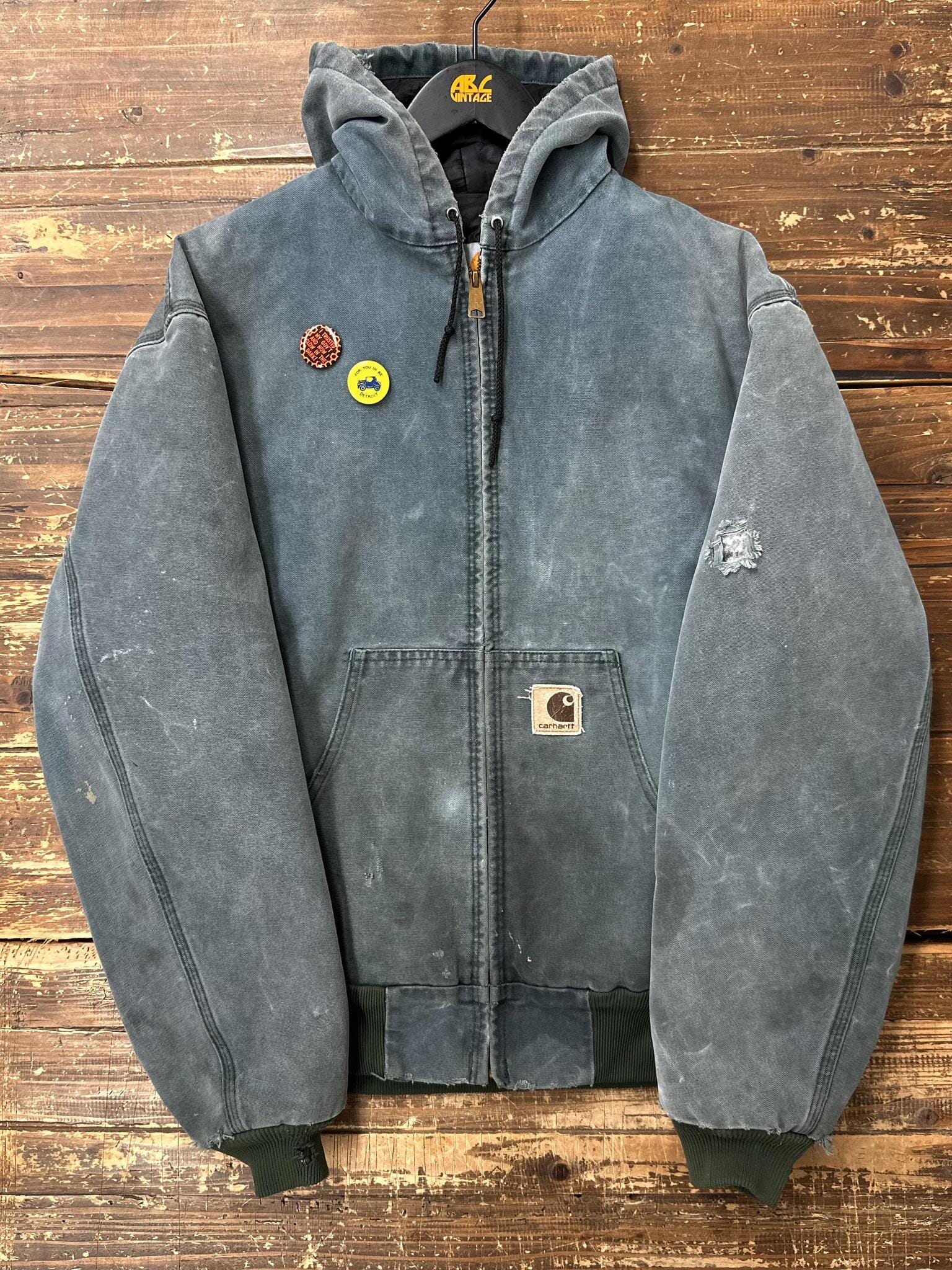 ABC Vintage 1 of 1 Custom Vintage Hooded Carhartt Work Jacket