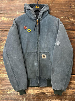 ABC Vintage 1 of 1 Custom Vintage Hooded Carhartt Work Jacket ABC Vintage 