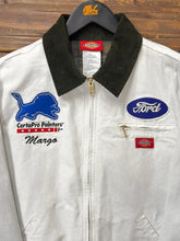 Load image into Gallery viewer, ABC Vintage 1 of 1 Custom Vintage Lions Dickies Painter Jacket White ABC Vintage 