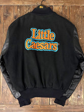 Load image into Gallery viewer, ABC Vintage 1 of 1 Custom Vintage Little Caesars Varsity Jacket Black ABC Vintage 