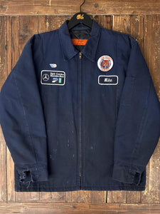 ABC Vintage 1 of 1 Custom Vintage Mike Mercedes-Benz Patchwork Work Jacket Navy ABC Vintage 