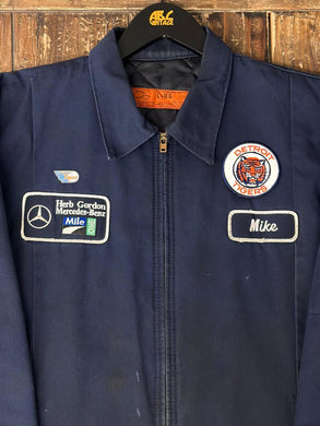 ABC Vintage 1 of 1 Custom Vintage Mike Mercedes-Benz Patchwork Work Jacket Navy ABC Vintage 