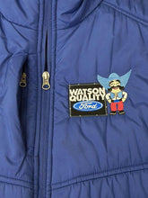 Load image into Gallery viewer, ABC Vintage 1 of 1 Custom Vintage Puffer Zip Up Vest Blue ABC Vintage 