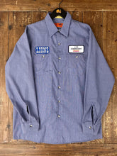 Load image into Gallery viewer, ABC Vintage 1 of 1 Custom Vintage Red Kap Work Shirt Blue ABC Vintage 